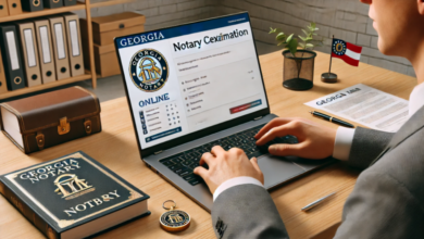 Georgia notary exam answers